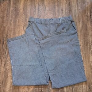 Rachel Zoe Wide Leg Pants In Navy And White Stipes Women's Size XL